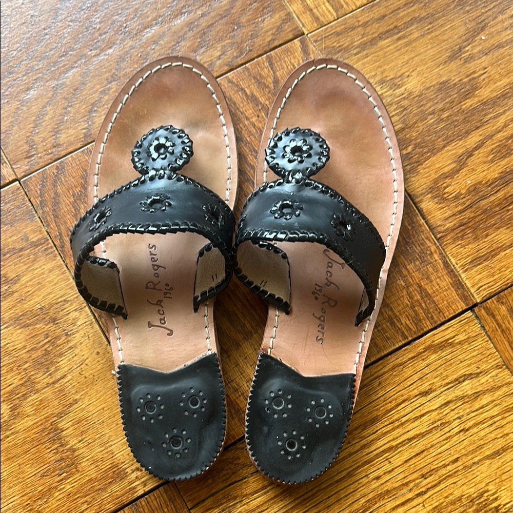 Jack Rogers Hampton Sandals Black
